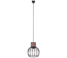 Csillár zsinóron MILAN 1xE27/60W/230V fa