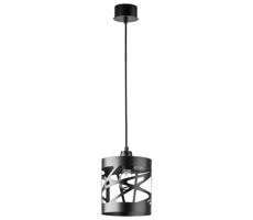 Csillár zsinóron MODUL FREZ 1xE27/60W/230V á. 17,5 cm fekete