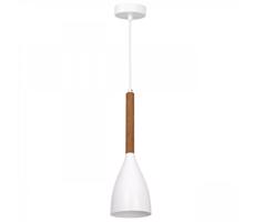 Csillár zsinóron MUZA NEW 1xE27/60W/230V fehér