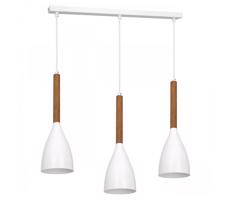 Csillár zsinóron MUZA NEW 3xE27/60W/230V fehér