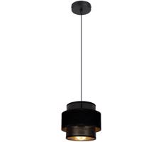 Csillár zsinóron NESS 1xE27/60W/230V fekete
