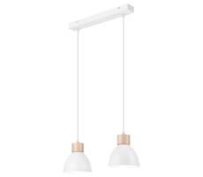 Csillár zsinóron NICO 2xE27/60W/230V fehér