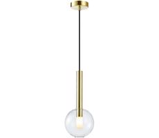 Csillár zsinóron NIKO 1xG9/9W/230V átm. 15 cm arany