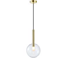Csillár zsinóron NIKO 1xG9/9W/230V átm. 20 cm arany