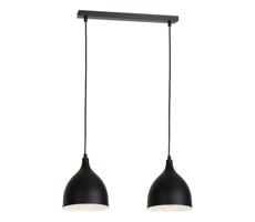 Csillár zsinóron NOAK 2xE27/15W/230V fekete
