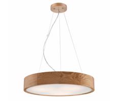 Csillár zsinóron OAK 3xE27/60W/230V tölgy ø 47,5 cm