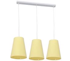 Csillár zsinóron PINIO 3xE27/60W/230V sárga