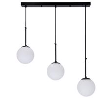 Csillár zsinóron POMPEI 3xE27/40W/230V fekete