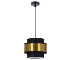 Csillár zsinóron PRESTIGE 1xE27/40W/230V arany/fekete