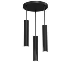 Csillár zsinóron RAITO 3xGU10/8W/230V fekete