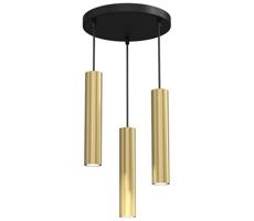 Csillár zsinóron RAITO 3xGU10/8W/230V sárgaréz