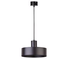 Csillár zsinóron RIF 1xE27/60W/230V á. 25 cm fekete
