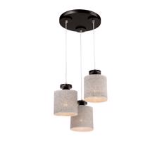 Csillár zsinóron ROSA 3xE27/60W/230V