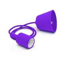 Csillár zsinóron ROXY 1xE27/60W/230V lila