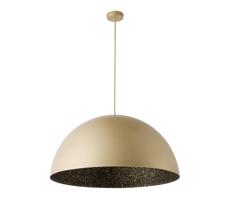 Csillár zsinóron SFERA 1xE27/60W/230V á. 35 cm arany/fekete