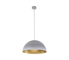 Csillár zsinóron SFERA 1xE27/60W/230V á. 35 cm szürke/arany