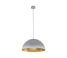 Csillár zsinóron SFERA 1xE27/60W/230V á. 50 cm szürke/arany