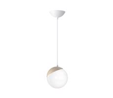 Csillár zsinóron SFERA WOOD 1xE14/40W/230V fehér