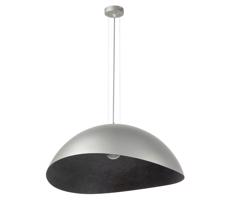 Csillár zsinóron SOLARIS 1xE27/60W/230V ezüst/fekete