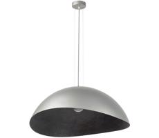 Csillár zsinóron SOLARIS 1xE27/60W/230V ezüst/fekete