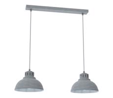 Csillár zsinóron SVEN 2xE27/15W/230V szürke