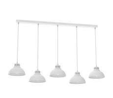 Csillár zsinóron SVEN 5xE27/15W/230V fehér