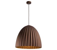 Csillár zsinóron T 1xE27/60W/230V átm. 50 cm barna/arany