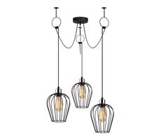 Csillár zsinóron TEL 3xE27/40W/230V pók