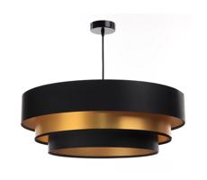 Csillár zsinóron TRINITI 1xE27/60W/230V fekete/arany