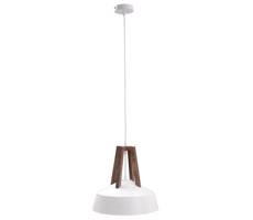 Csillár zsinóron TRIXI 1xE27/60W/230V fehér/barna