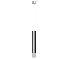 Csillár zsinóron TUBI 1xGU10/8W/230V fényezett króm