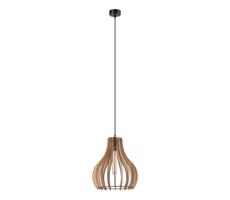 Csillár zsinóron TUCCI 1xE27/60W/230V átm. 29 cm tölgy