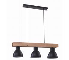 Csillár zsinóron VARIO 3xE27/60W/230V Nyírfa