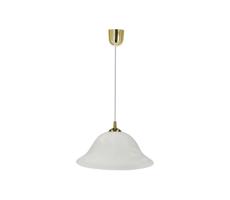 Csillár zsinóron VERA 1xE27/60W/230V arany/fehér