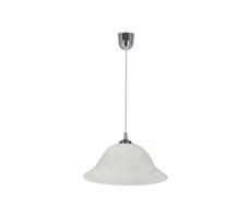 Csillár zsinóron VERA 1xE27/60W/230V fényezett króm/fehér