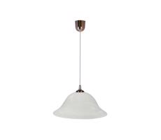 Csillár zsinóron VERA 1xE27/60W/230V réz/fehér