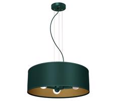 Csillár zsinóron VERDE 3xE27/60W/230V zöld