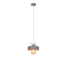 Csillár zsinóron VOLTA 1xE27/15W/230V szürke