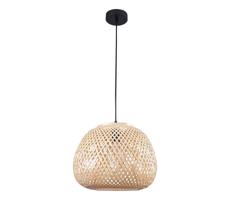 Csillár zsinóron ZANZIBAR 1xE27/20W/230V átm. 35 cm bambusz