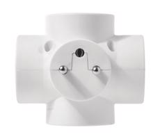 Elosztó 4x10A/250V kerek