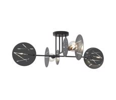 EMIBIG Csillár rúdon  FRICK 4xE27/15W/230V fekete