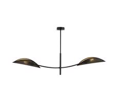 EMIBIG Csillár rúdon LOTUS 2xE14/10W/230V fekete/arany