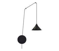 EMIBIG Csillár zsinóron ABRAMO 1xE27/15W/230V fekete