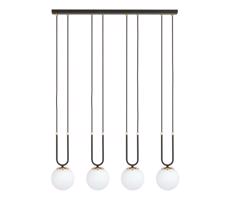 EMIBIG Csillár zsinóron GLAM 4xE14/10W/230V fekete