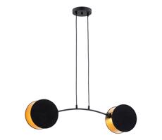 EMIBIG Csillár zsinóron MOTIF 2xE27/15W/230V fekete