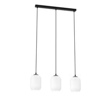 EMIBIG Csillár zsinóron VERDI 3xE27/15W/230V fekete/fehér