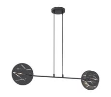 EMIBIG Csillár zsinóron XOTIC 2xE27/15W/230V fekete