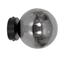 EMIBIG Fali lámpa ROSSI 1xE14/10W/230V fekete/szürke