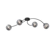 EMIBIG Felületre szerelhető csillár  VIBRA 4xE14/10W/230V fekete/szürke