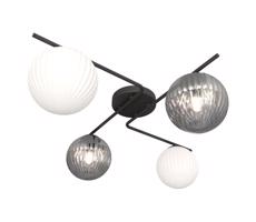 EMIBIG Mennyezeti lámpa AZURA 4xE14/10W/230V fekete/szürke/fehér